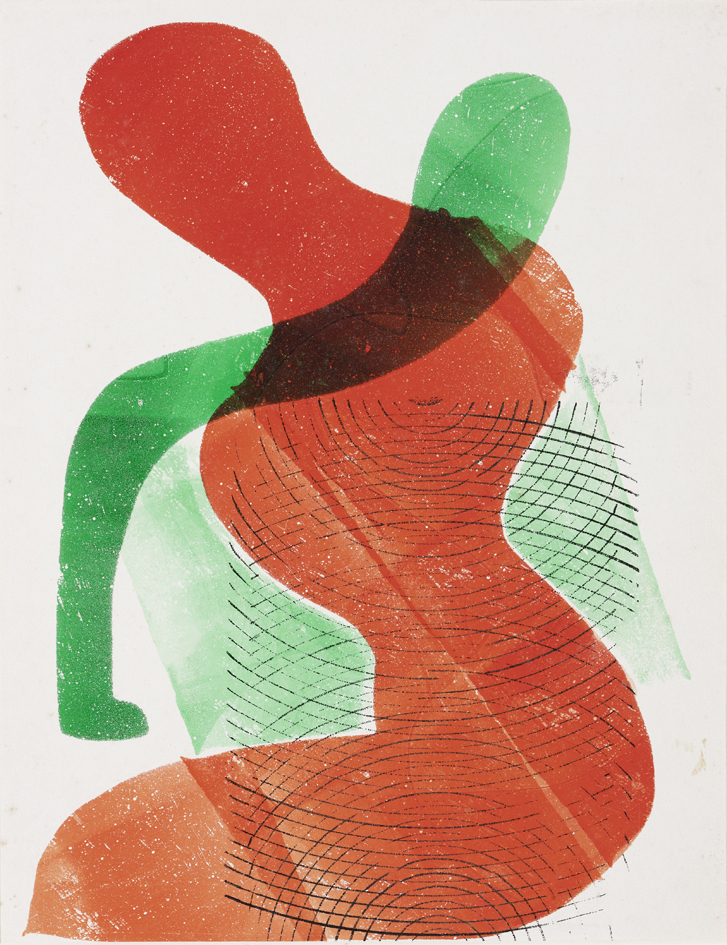Hot Printing 9 (Zittende vrouw), 1935-1936 (D - 103)